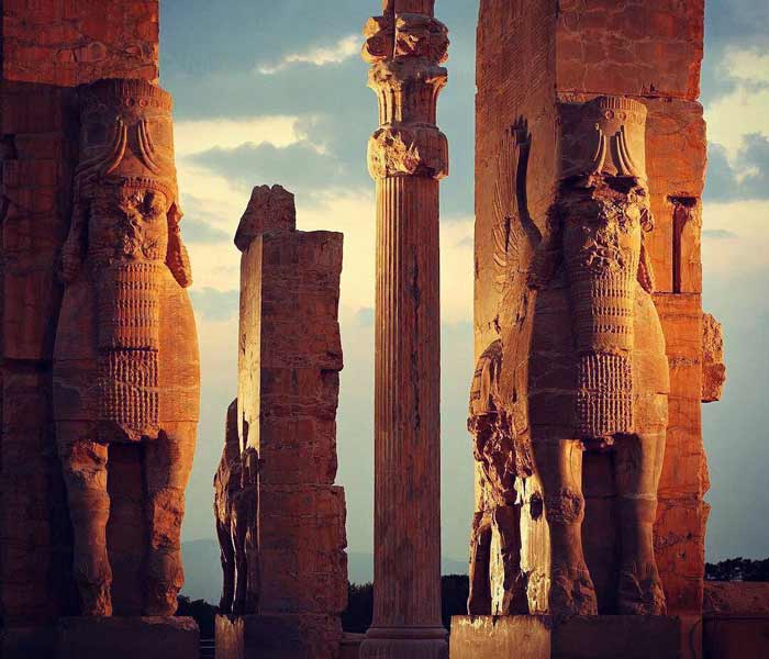 Persepolis Iran - Capital of Persia in Greek - Takht-e Jamshid - The Throne of Jamshid 