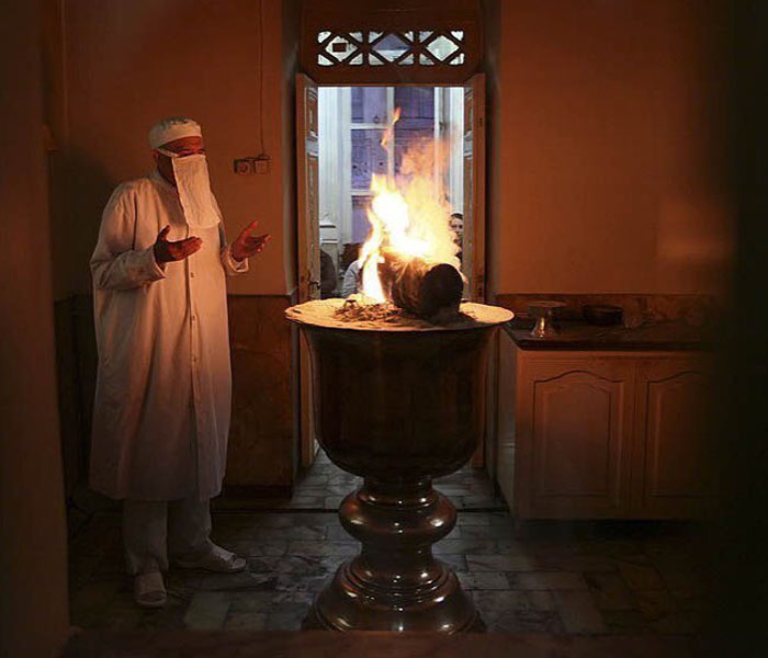 Zoroastrian Fire Pillar